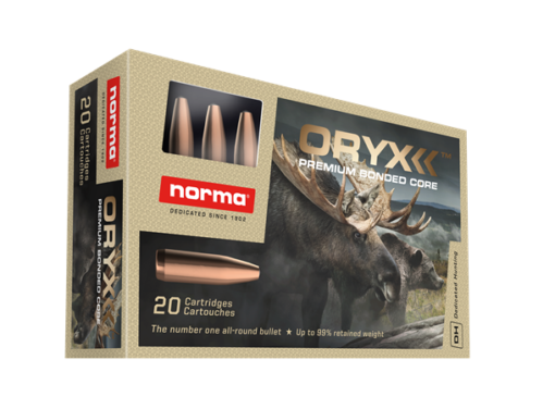 Norma Oryx 222 Rem 55gr / 3,6gStor ekspansjon og høy restvekt