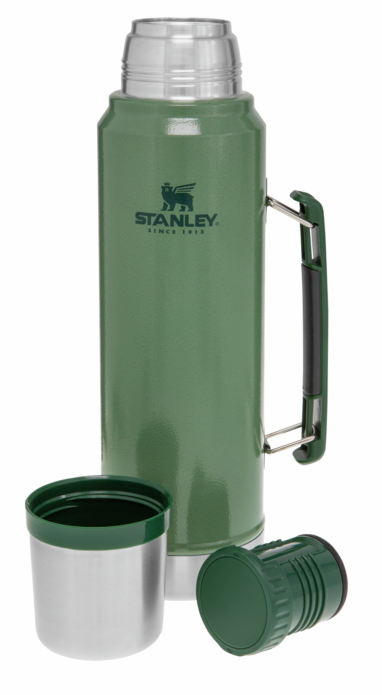 Stanley Termos Classic Vacuum Bottle Hammertone Green 1 L