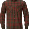 Härkila Pajala skjorte Red autumn check L