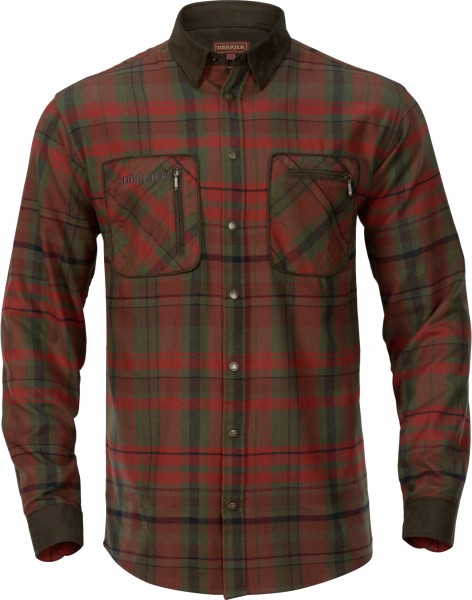 Härkila Pajala skjorte Red autumn check L