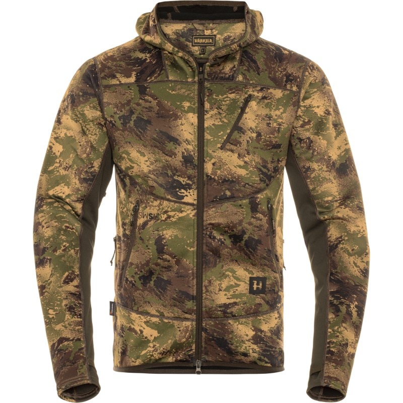 Härkila Deer Stalker camo fleece hoodie AXIS MSP Forest green  XL