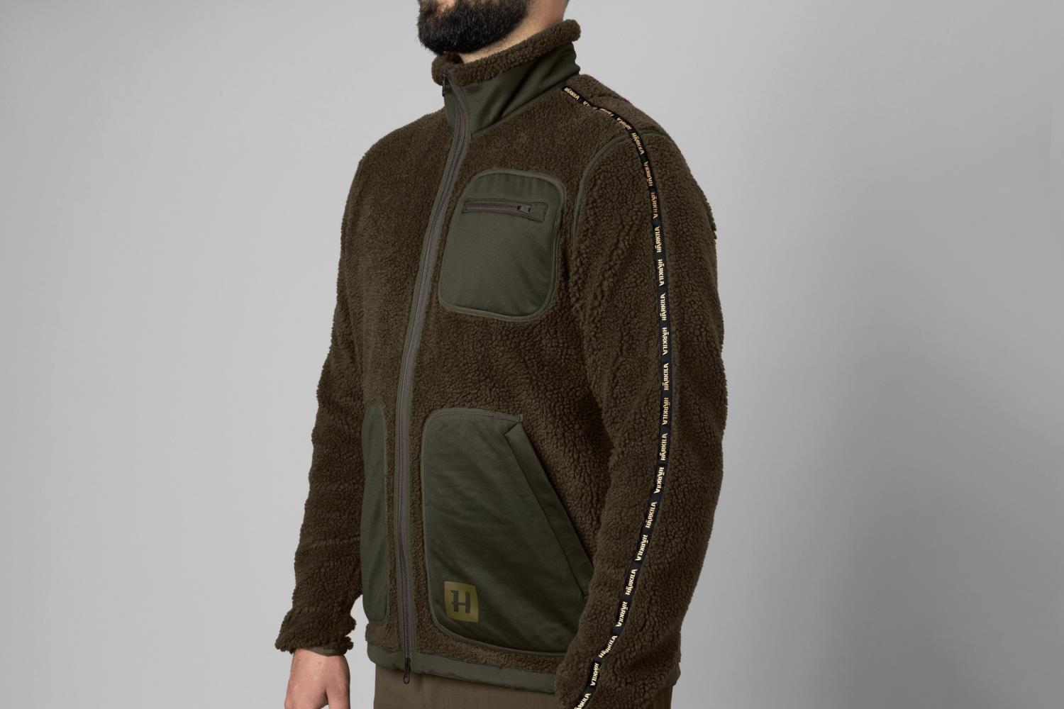Härkila Rurik Teddy Fleece Shadow grey/Willow green 3XL