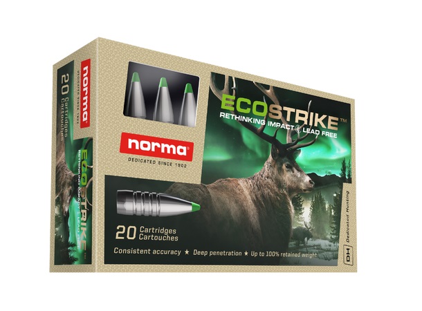 Norma Ecostrike 308 Win 165gr / 10,7gBlyfri Kobberkule