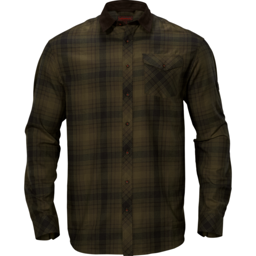 Härkila Driven Hunt flannel skjorte Olive green check XL