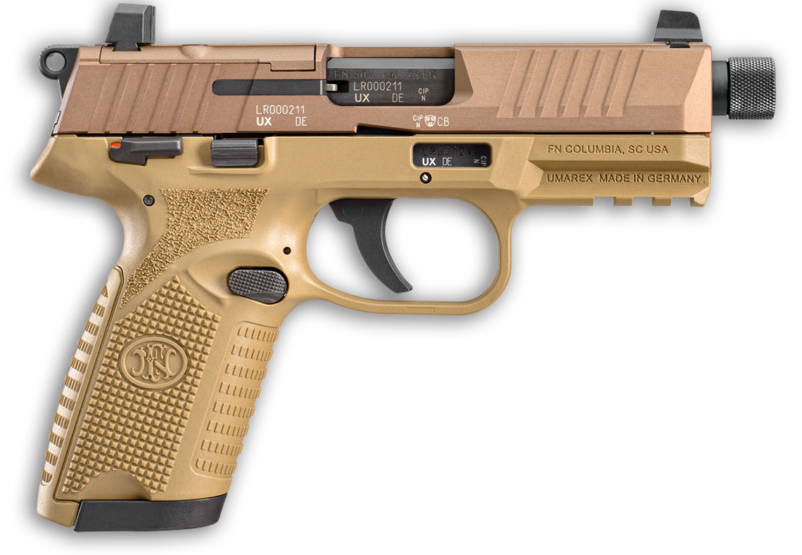 FN Herstal 502 T FDE cal.22Lr. 11,5cm