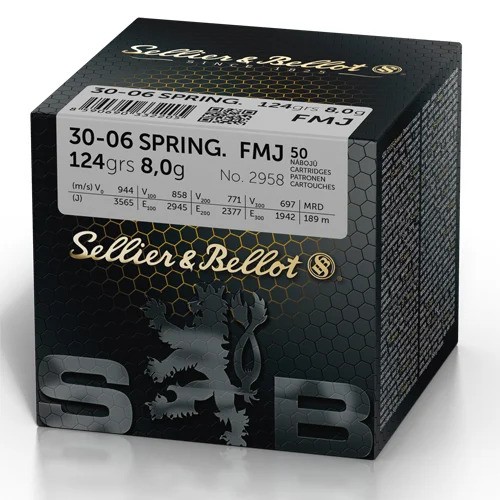 S&B 30-06 124 FMJ 50/400PK.