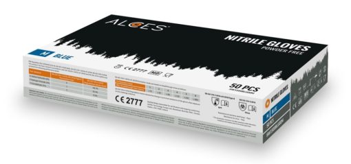 Haunter Nitril Gloves 3,5gr 50-pack Black Small