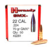 Hornady 22CAL .224 70 GR GMX