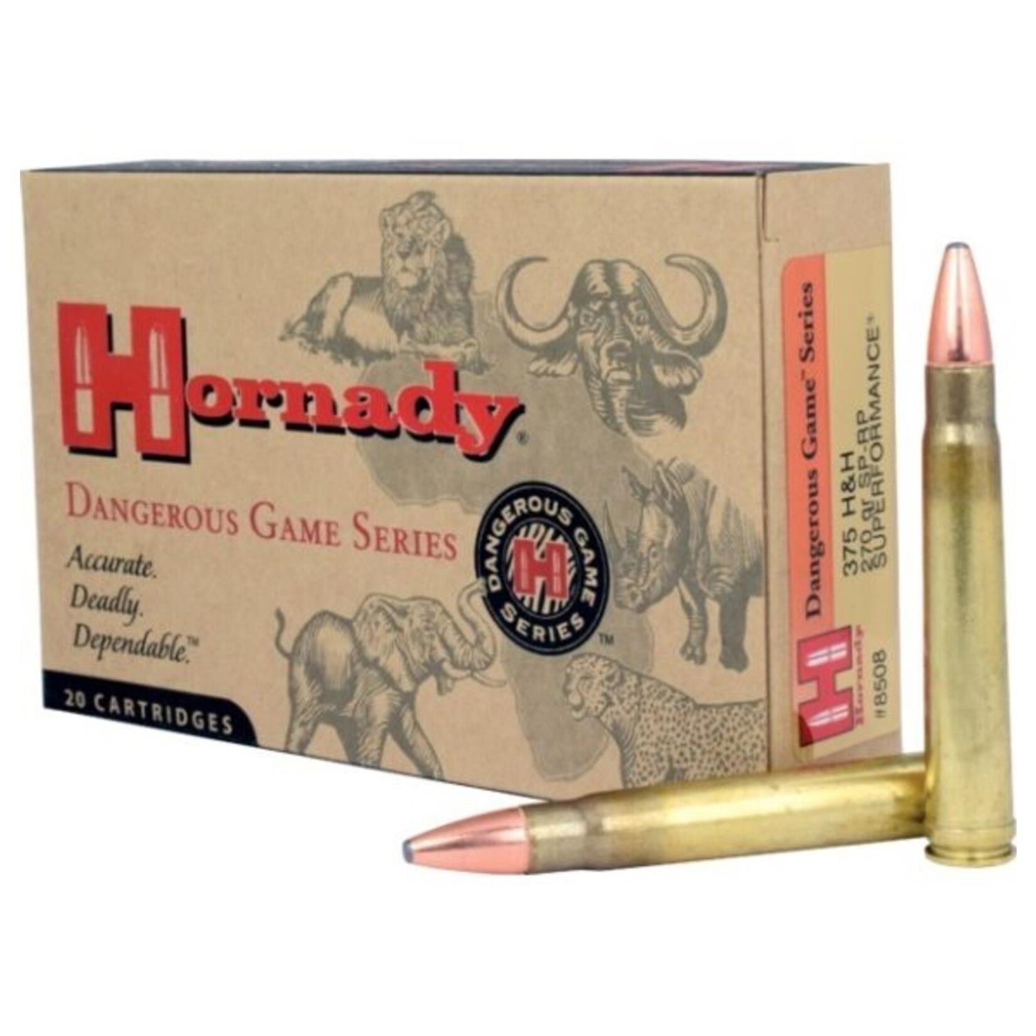 Hornady AMMO 375 H&H 270 GR SP-RP