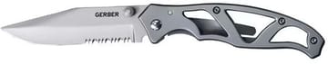 Gerber Paraframe II Serrated EdgeFoldekniv, Bladlengde 9cm, Vekt 119g