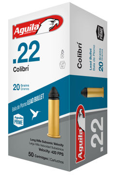 Aguila Colibri cal.22Lr. 20gr 420FPS