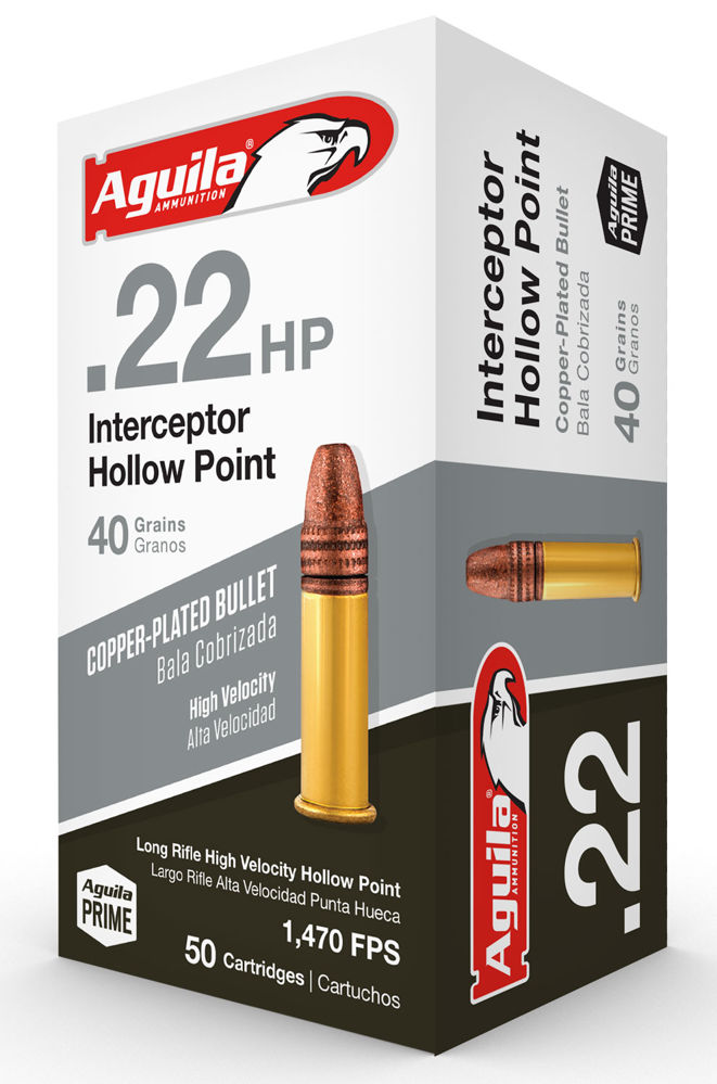 Aguila Interceptor HP cal.22Lr. 40gr