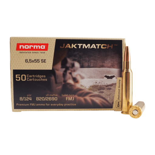 Norma Jaktmatch 6,5X55 124gr / 8,0g