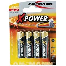 X-Power Alkaline Battery AA / LR6 4 pcs. blister packaging