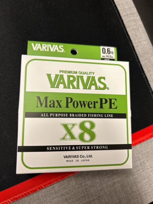 Varivas MAX power PEX 8 lime green 150m #0,6 0,13mm