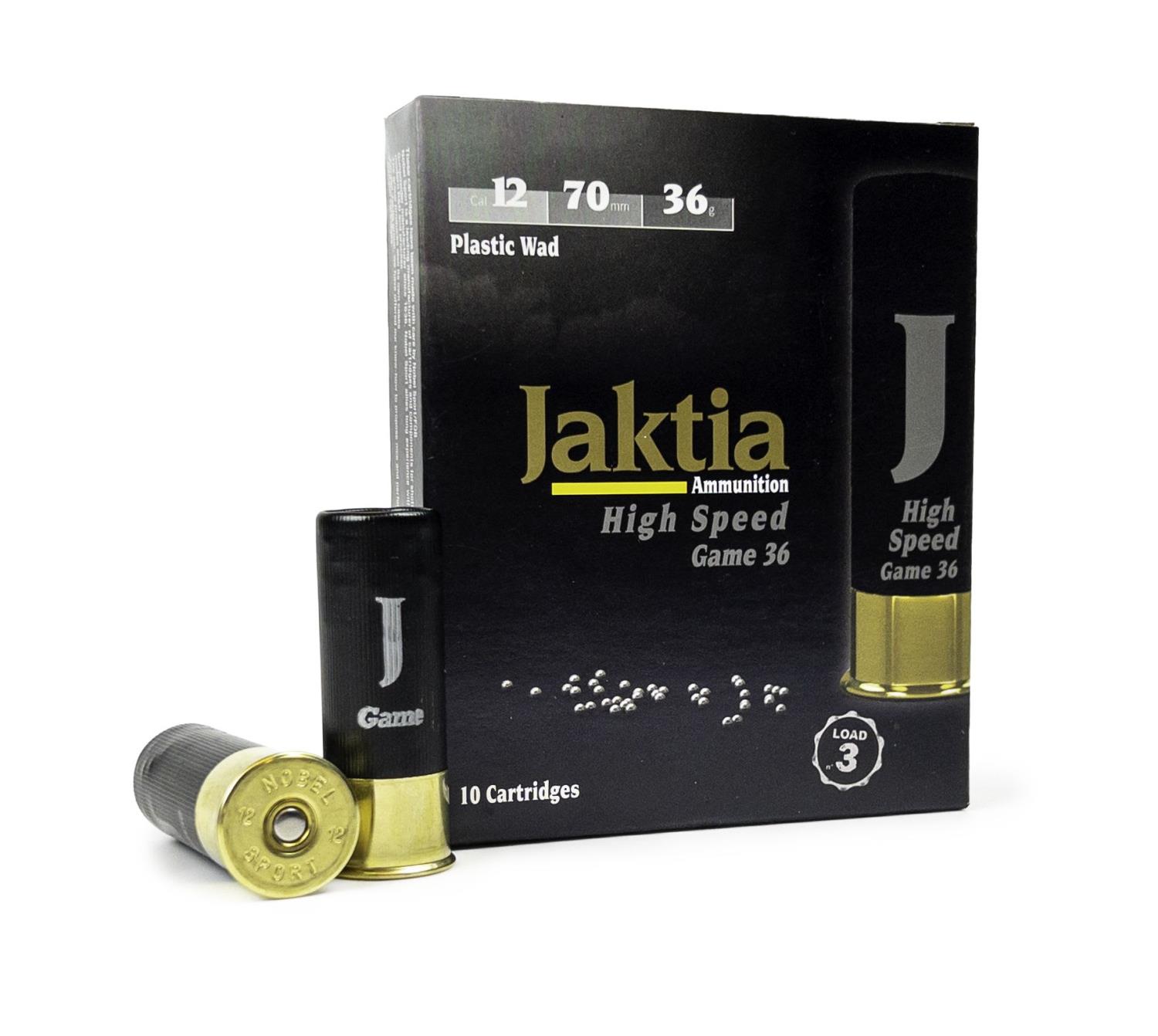 NOBEL JAKTIA GAME   12-70-4  36GR. (10 pk.)