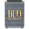 DUO Reverse Lure Case 120 Pearl Black/ Gold logo