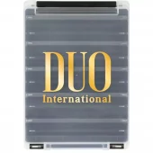 DUO Reverse Lure Case 140 Pearl Black/ Gold logo