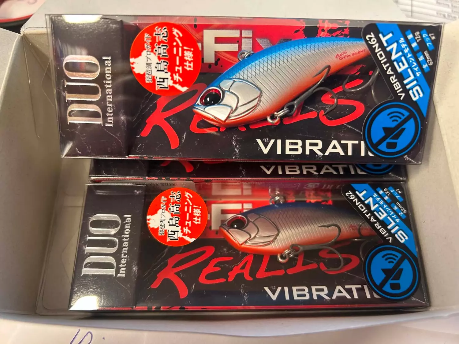 DUO Realis Vibration 62 G-FIX Silent King Blue Silver RB