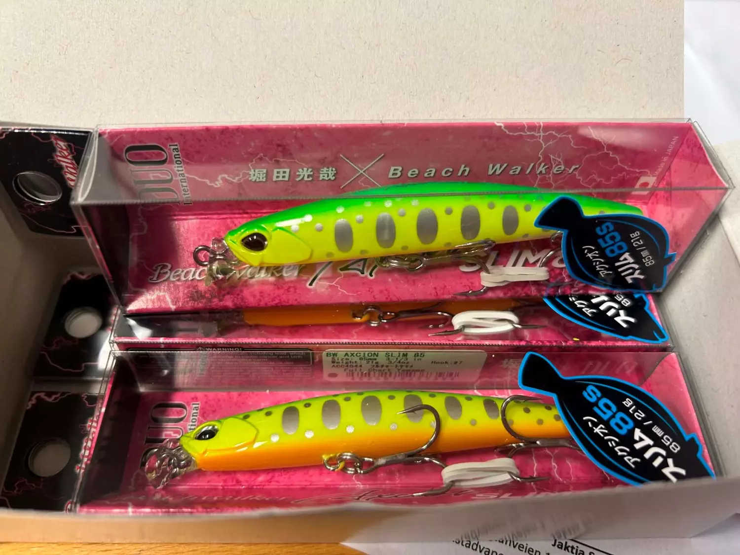 DUO Beach Walker Axcion Slim 85 Full Chart Yamame ACC4044