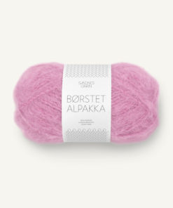 Børstet Alpakka Shocking Pink 4626