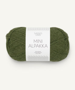 Mini Alpakka Mosegrønn 9573