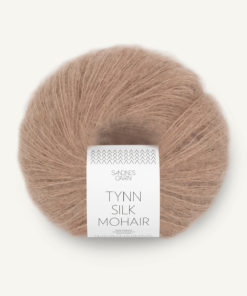 Tynn silk mohair Lys Eikenøtt 3041