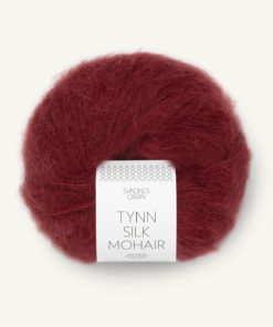 Tynn Silk Mohair Dyp Vinrød 4054