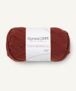 KlompeLompe Tynn Merino Rust 3355