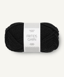 Fritidsgarn Sort 1099