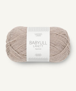 Babyull Lanett Gråbeige melert 2650