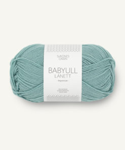 Babyull Lanett Støvet Aqua 6841