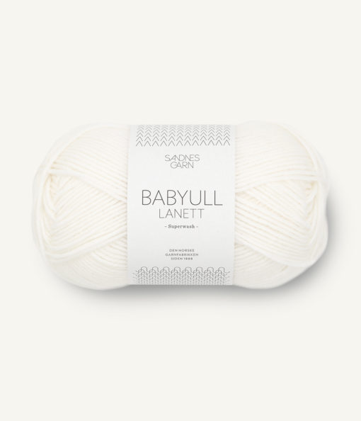 Babyull Lanett Optisk Hvit 1001