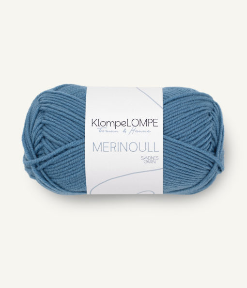 KlompeLOMPE Merinoull Jeansblå 6033