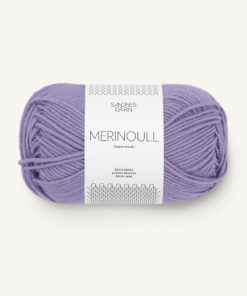 Merinoull lys lilla5224