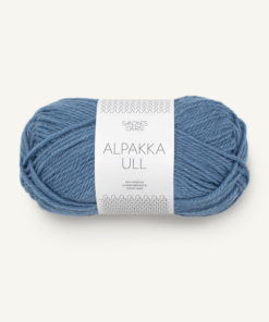 Alpakka Ull Jeansblå 6052