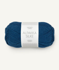 Alpakka Silke Inkblå 6063