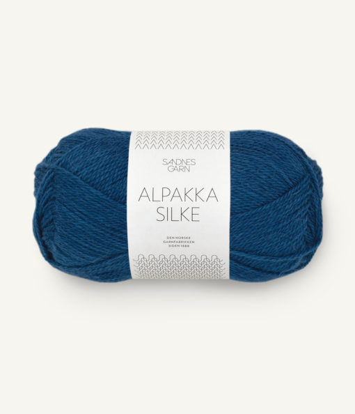 Alpakka Silke Inkblå 6063