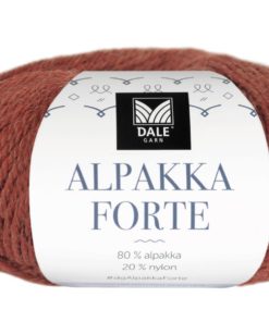 Alpakka Forte - Varm terracotta melert 703