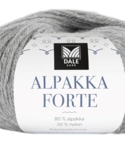 Alpakka Forte - Grå melert 715