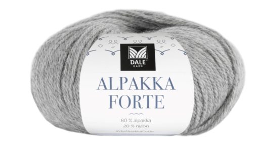 Alpakka Forte - Grå melert 715