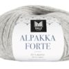 Alpakka Forte - Lys grå melert 716