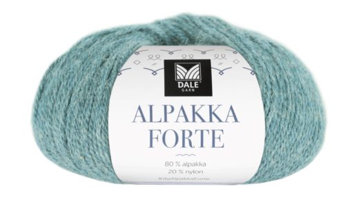 Alpakka Forte - Lys sjøgrønn melert 713