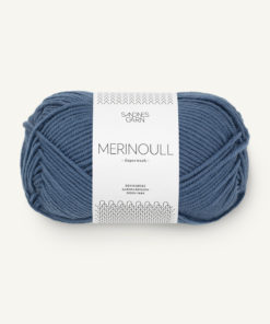 Merinoull Jeansblå 6052