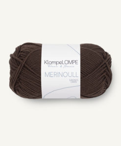 KL Merinoull Mørk Brun 3081