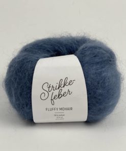 Fluffy Mohair Steal Blue FM114