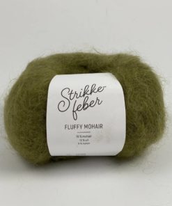 Fluffy Mohair Oliven FM009