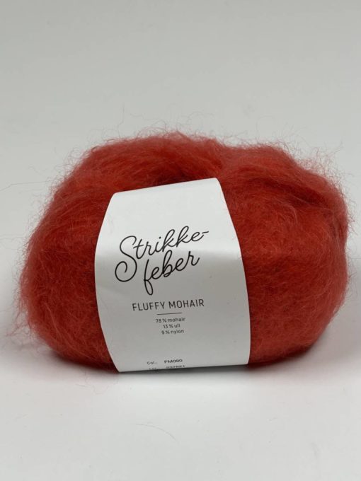 Fluffy Mohair Blodappelsin FM090