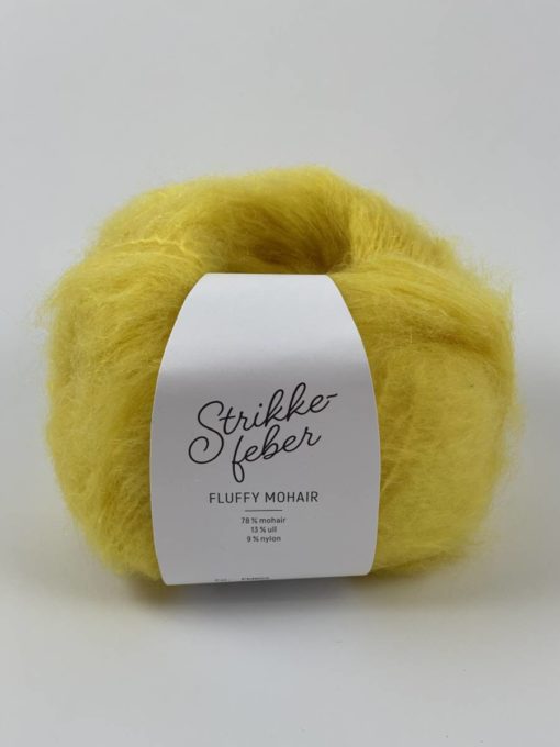 Fluffy Mohair Neon Gul FM803