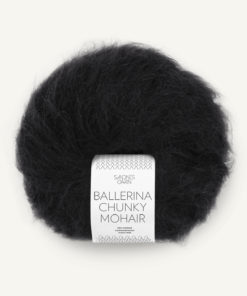 Ballerina Chunky Mohair Svart 1099